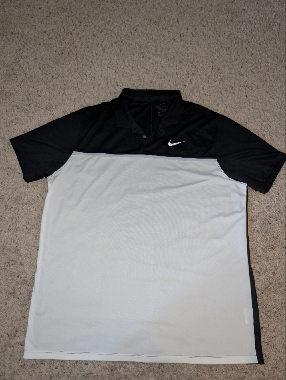 Nike Men's Standard Dri-FIT Colorblock Golf Polo Size XL